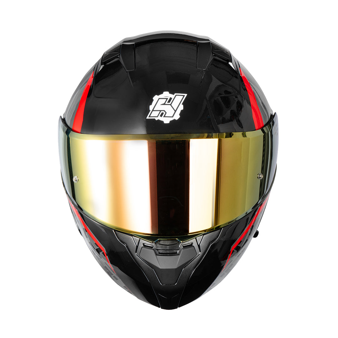 Amatista Wind Red Motorcycle Helmet