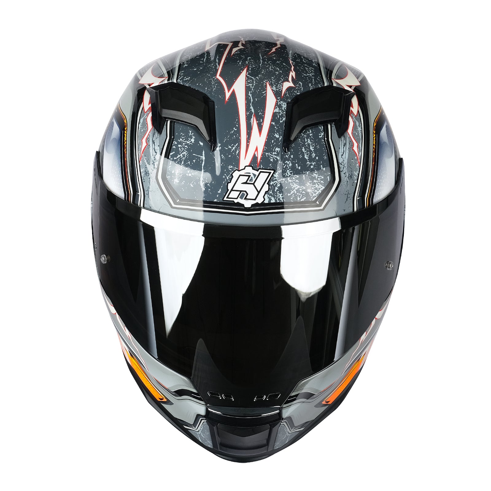 Thunder Orange Glow In The Dark Helmet