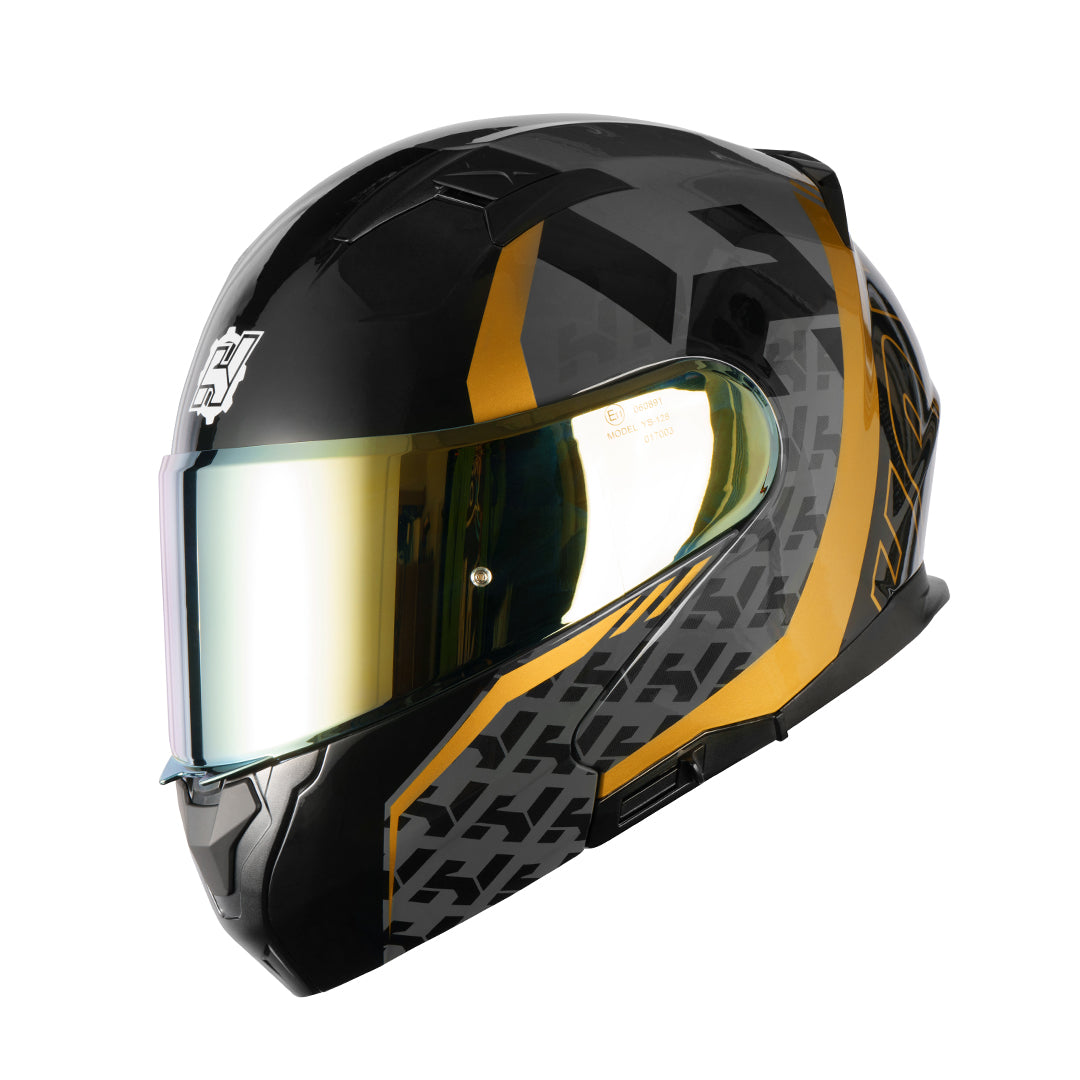 Amatista Wind Gold Motorcycle Helmet