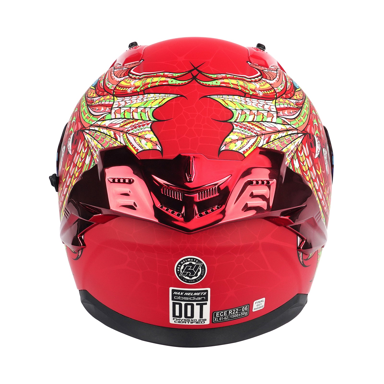 Slayer Red Pro Motorcycle Helmet