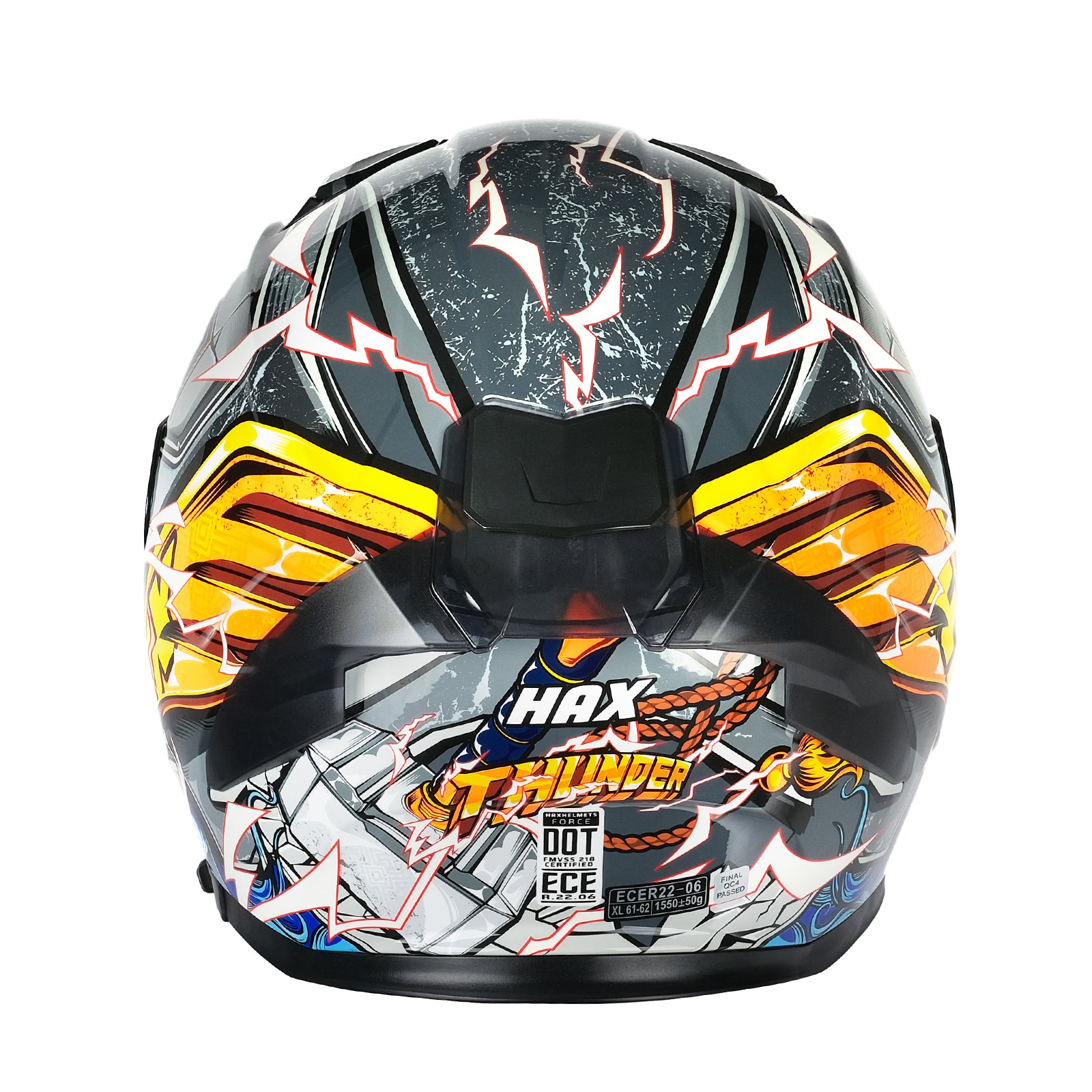 Thunder Orange Glow In The Dark Helmet