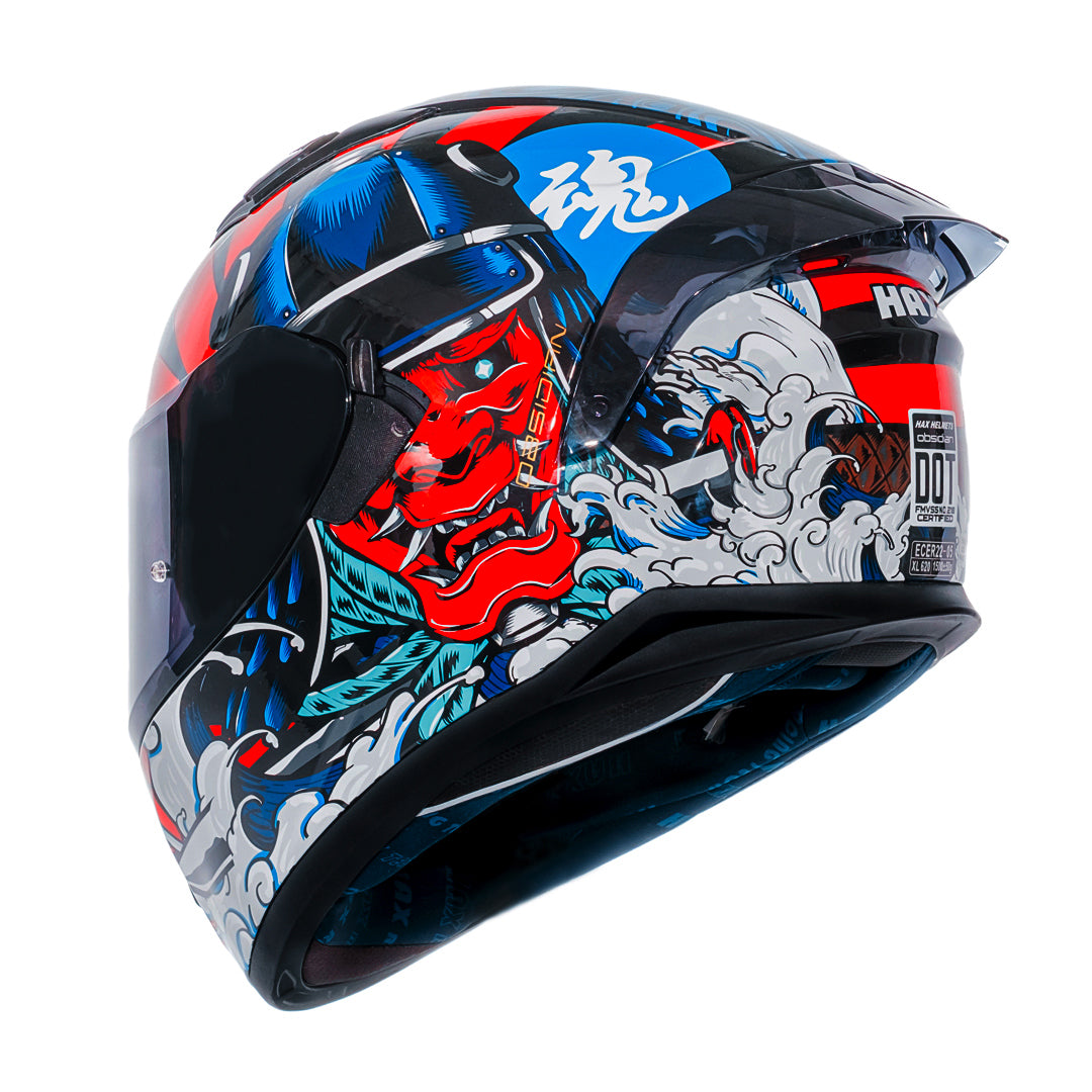 Samurai Red Helmet