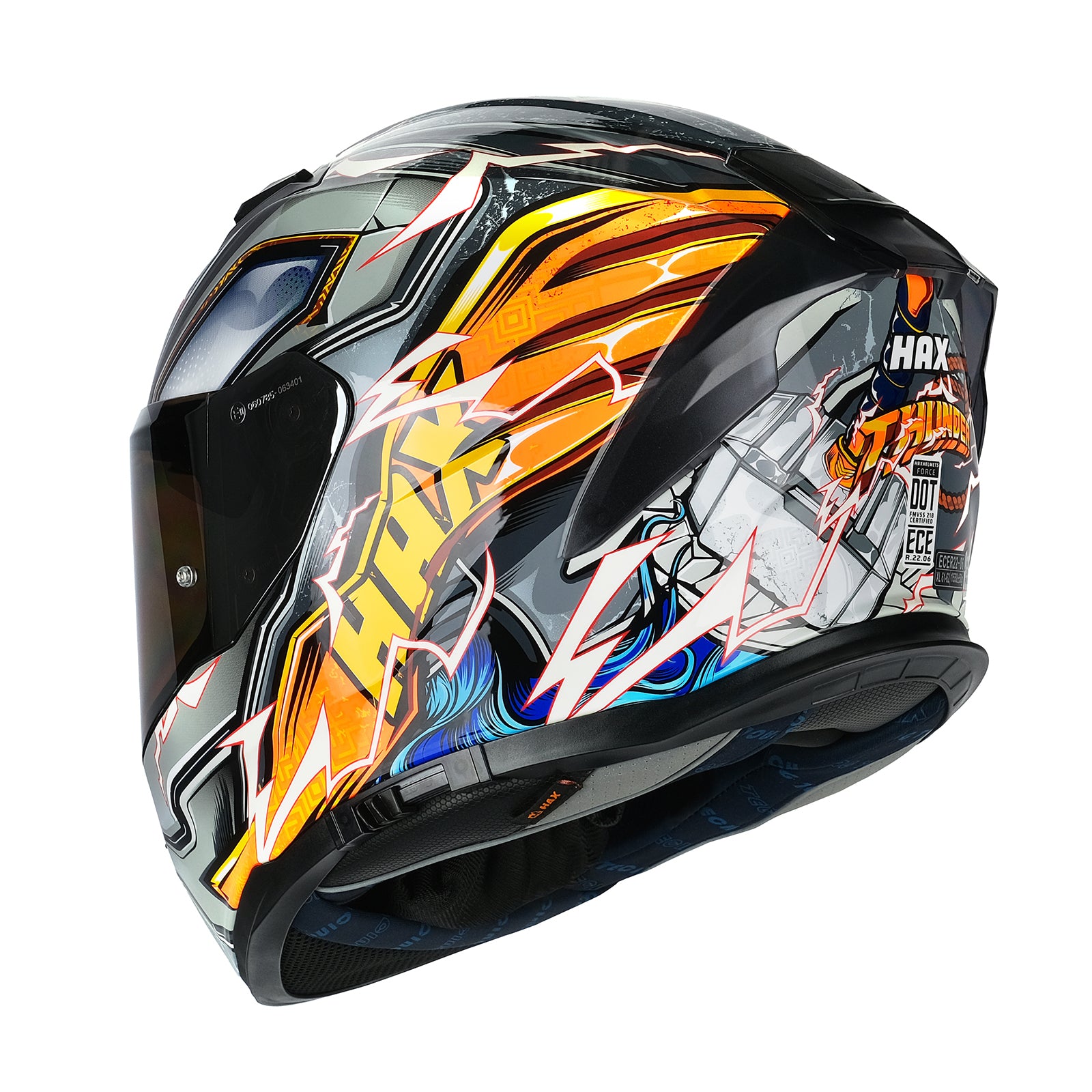 Thunder Orange Glow In The Dark Helmet