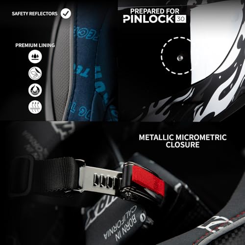 HAX Onix Full Face Motorcycle Helmets with Pinlock