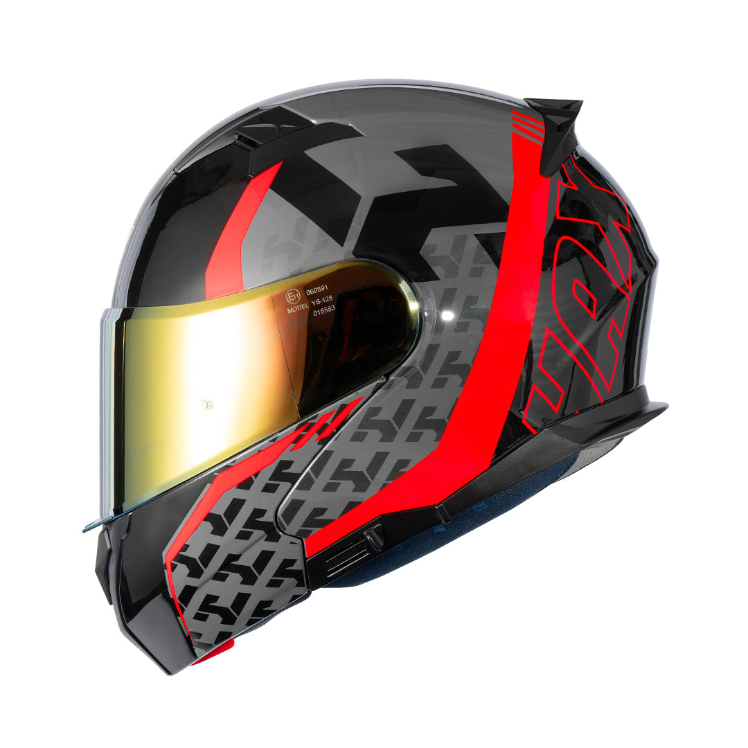 Amatista Wind Red Motorcycle Helmet