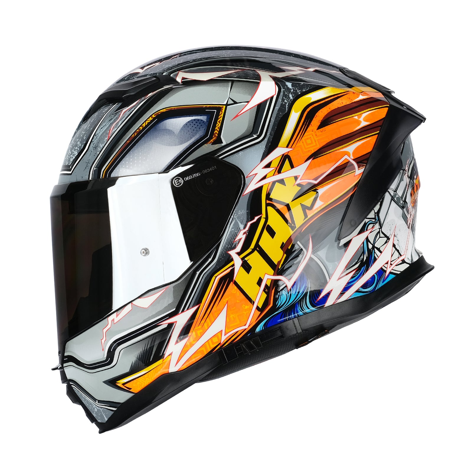 Thunder Orange Glow In The Dark Helmet