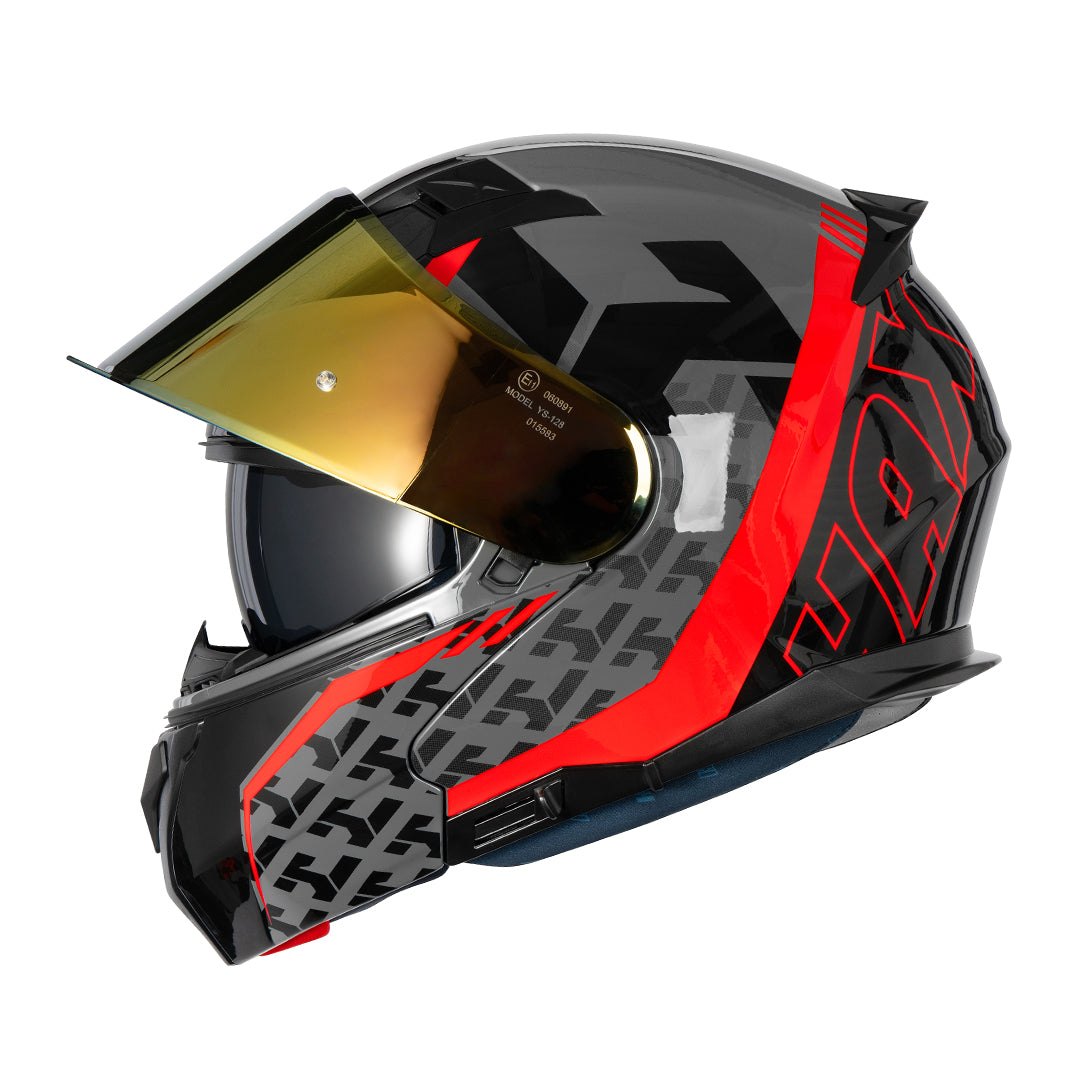 Amatista Wind Red Motorcycle Helmet