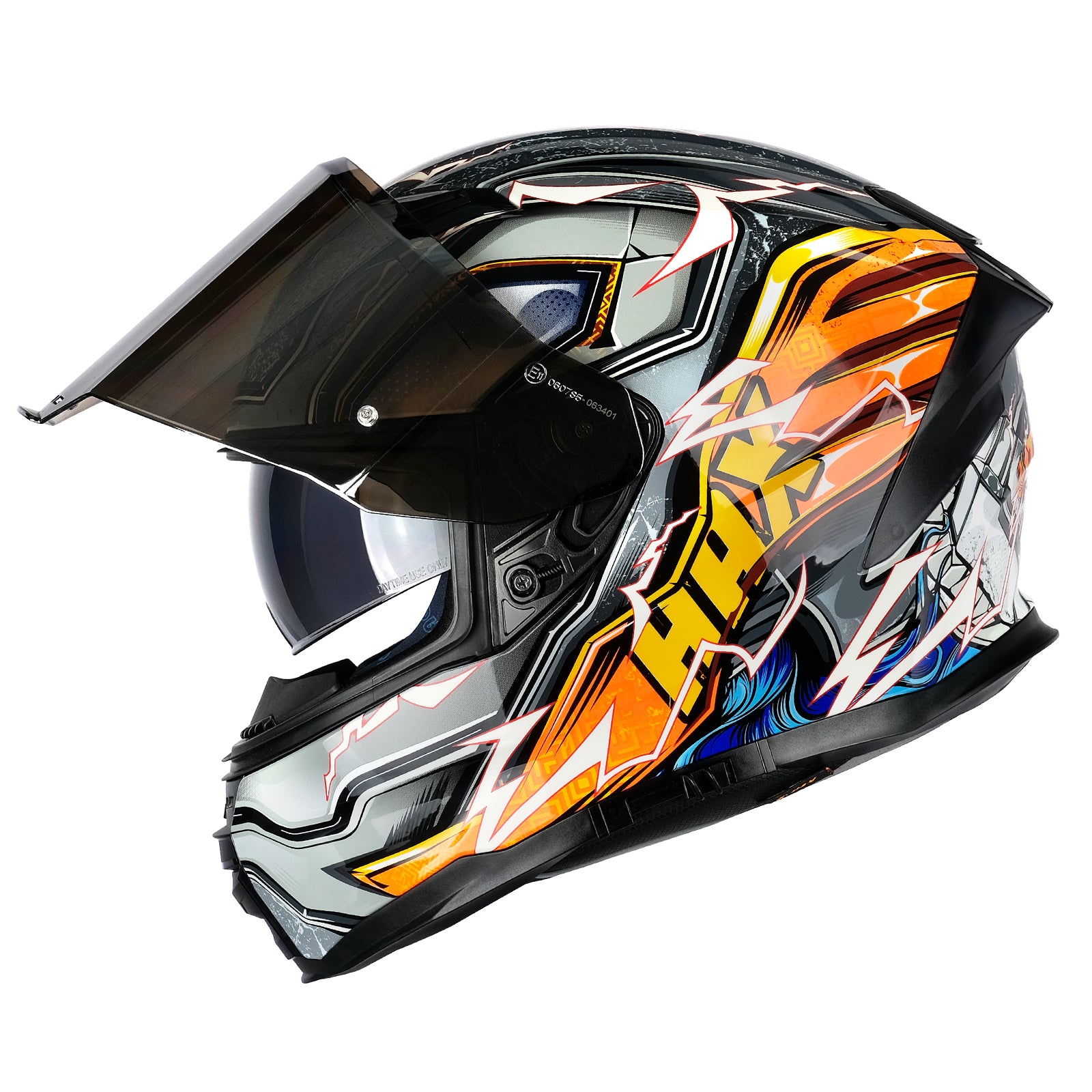 Thunder Orange Glow In The Dark Helmet