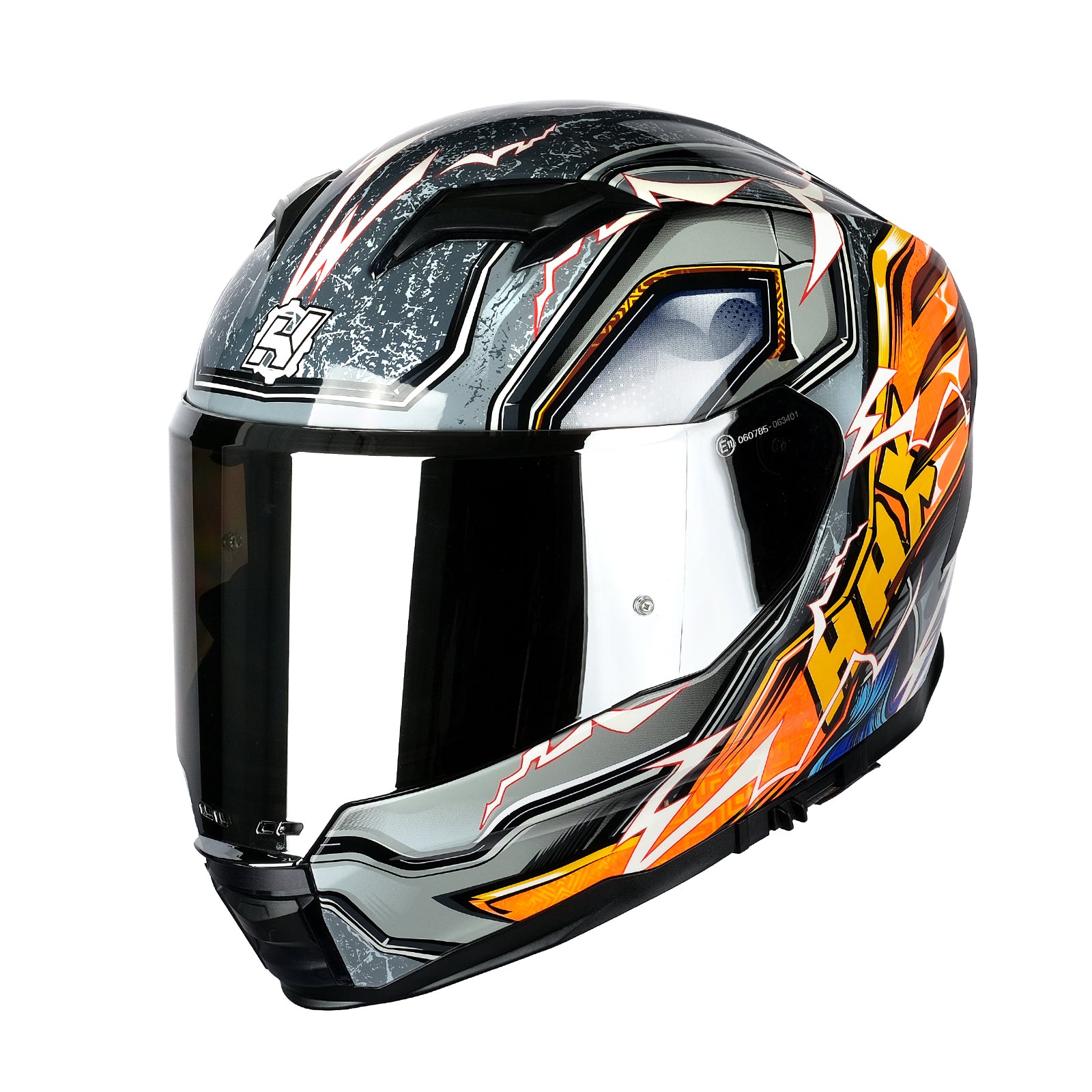 Thunder Orange Glow In The Dark Helmet