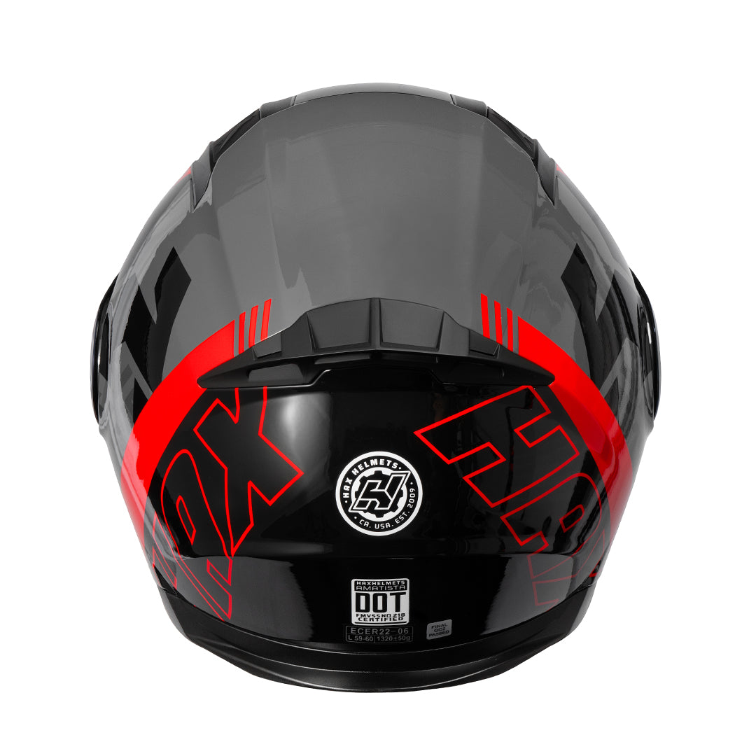 Amatista Wind Red Motorcycle Helmet