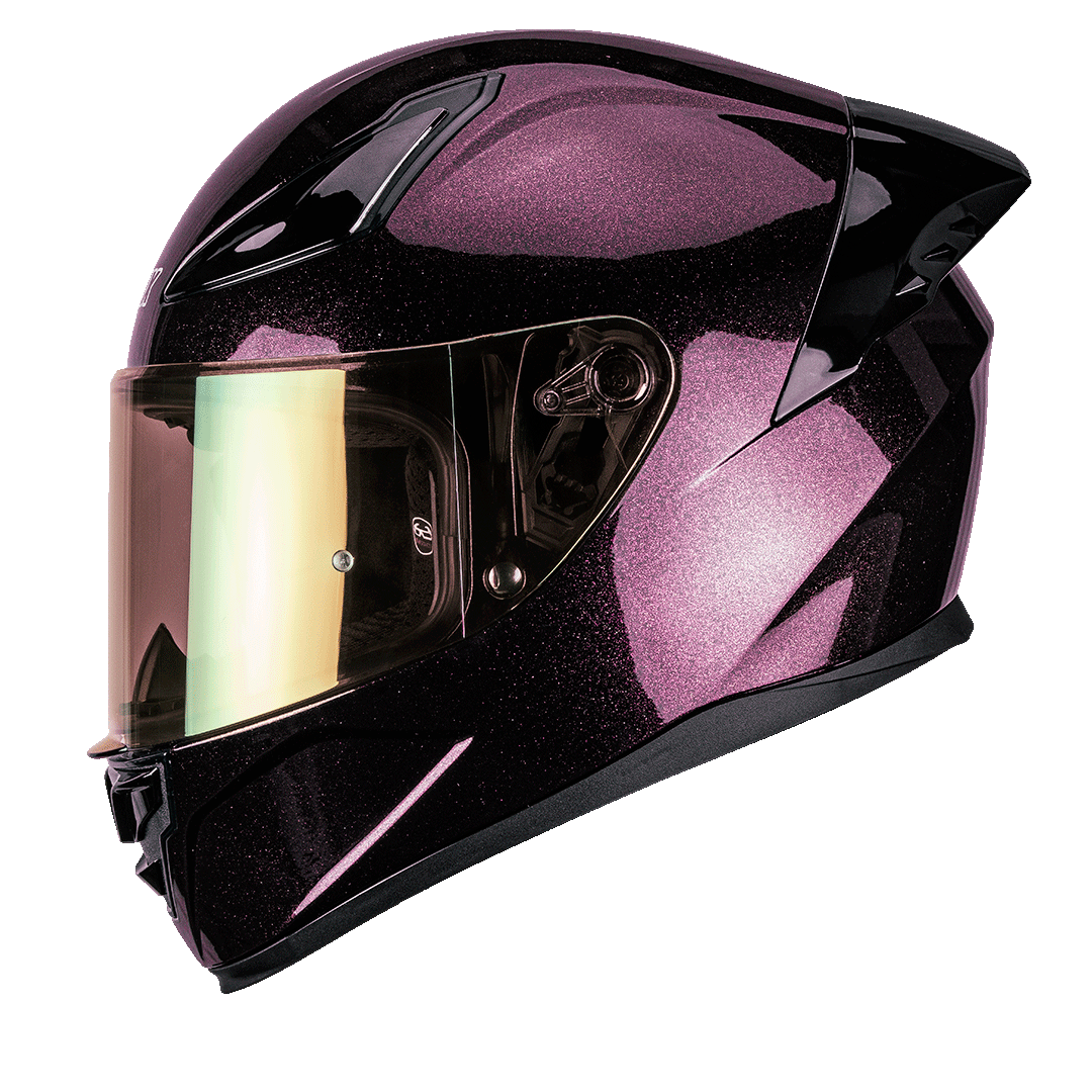 HAX Onix Full Face Helmet Aurora Wine