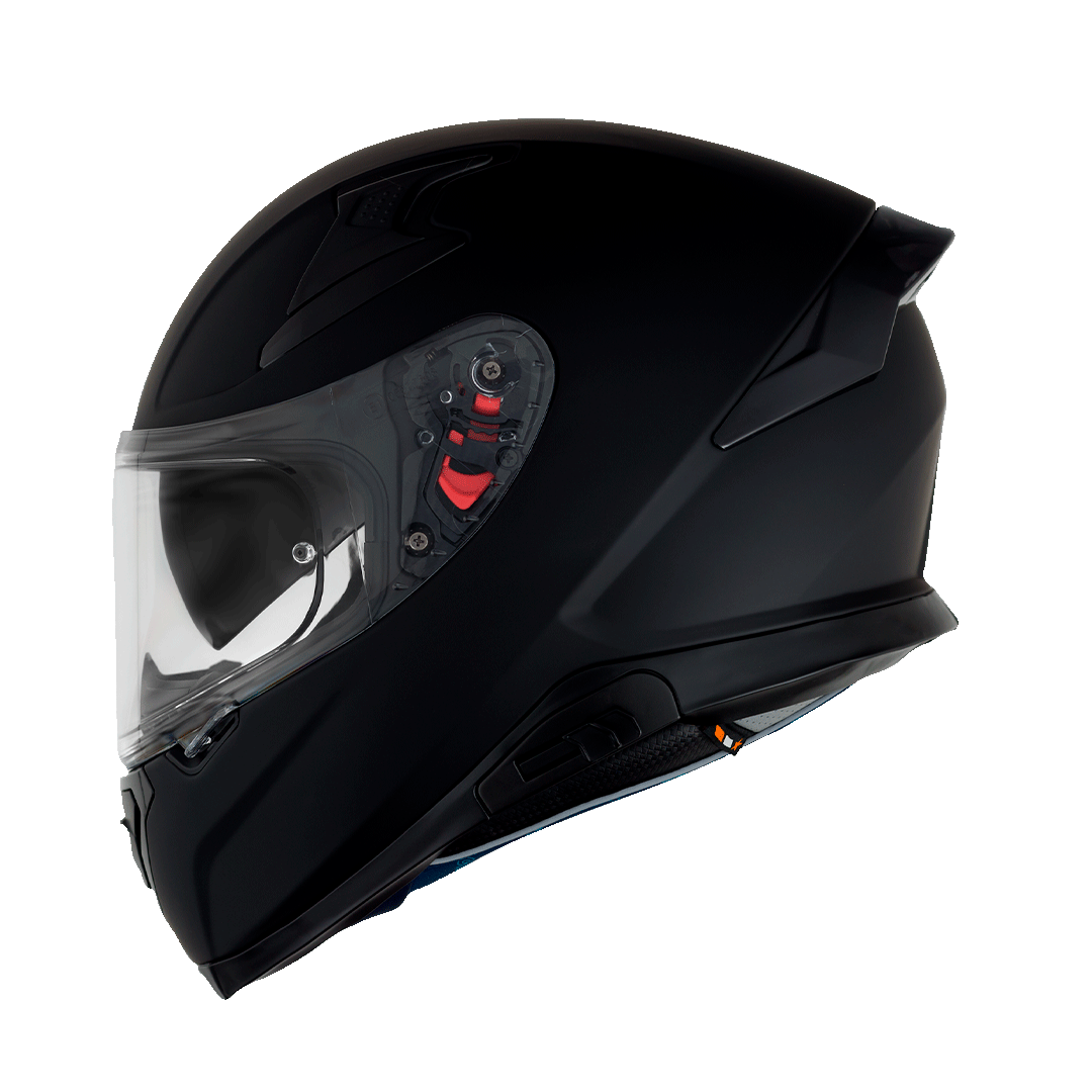 HAX Impulse Motorcycle Helmet Matte Black Small