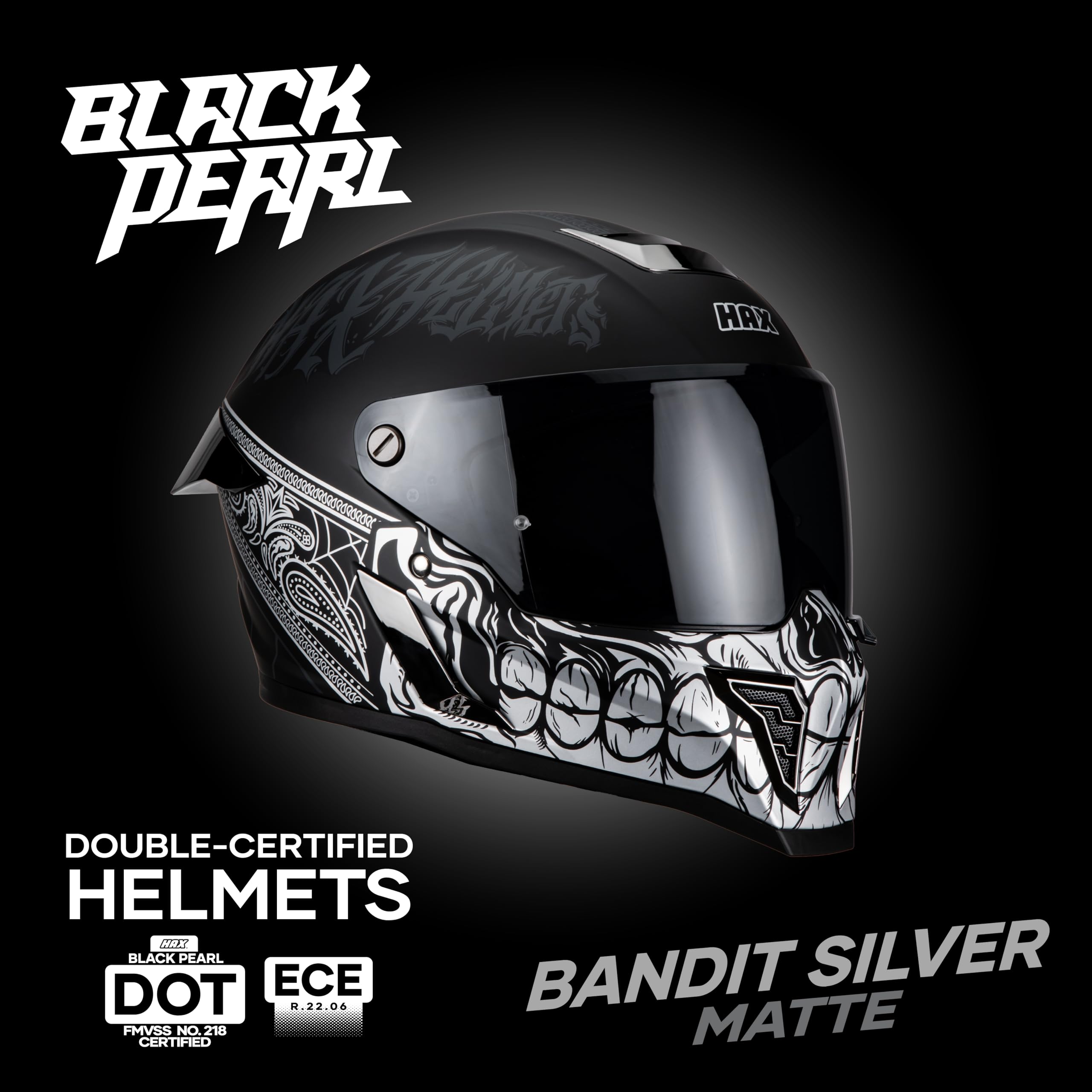 HAX Full Face Adult Motorcycle Helmets