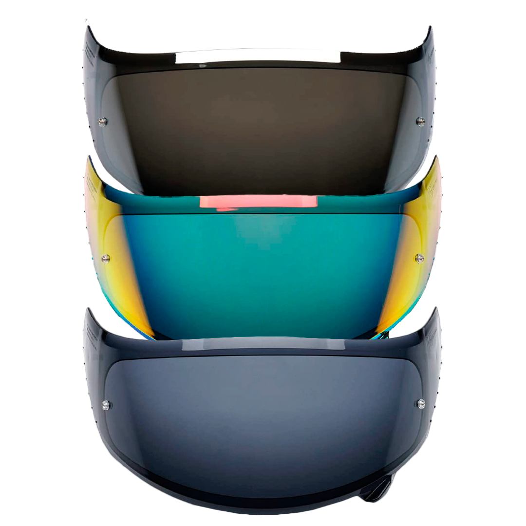 helmet shoei visor HAX Visor Shield for Impulse Series Helmet Black Smoke