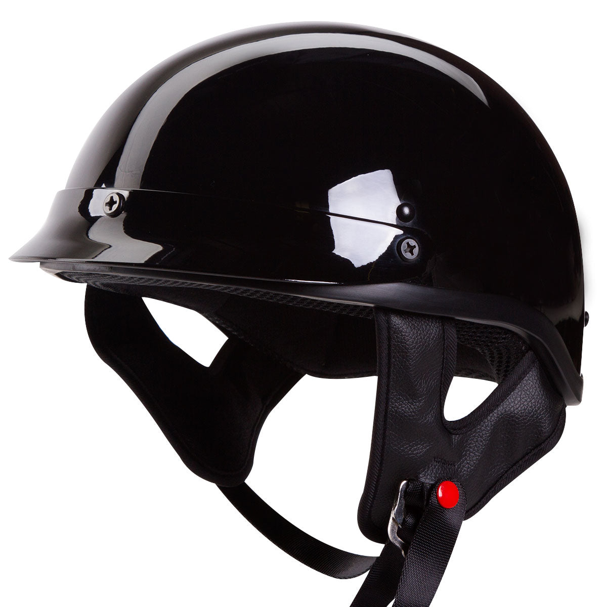 Patriot Half Face Helmet Gloss Black