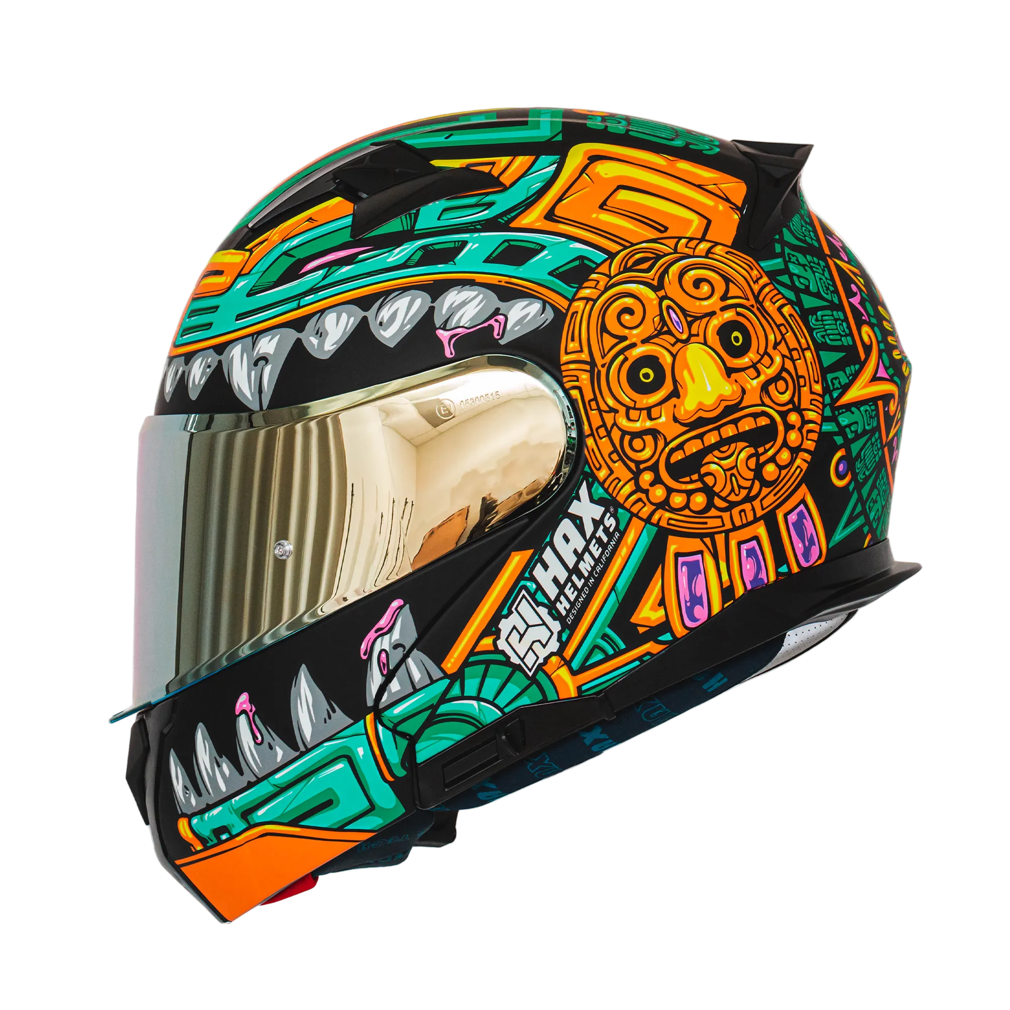 icon airmada turbo lover helmet Motorcycle Helmet Jaguar Warrior Aqua Medium