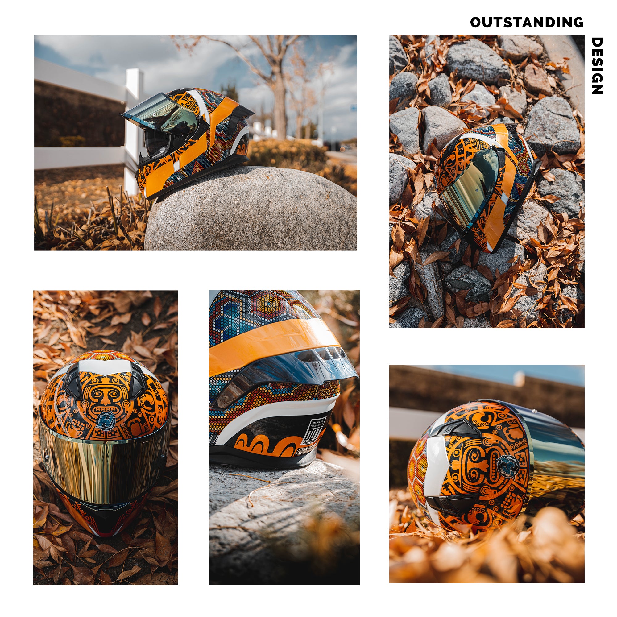 Obsidian Street Bike Helmets