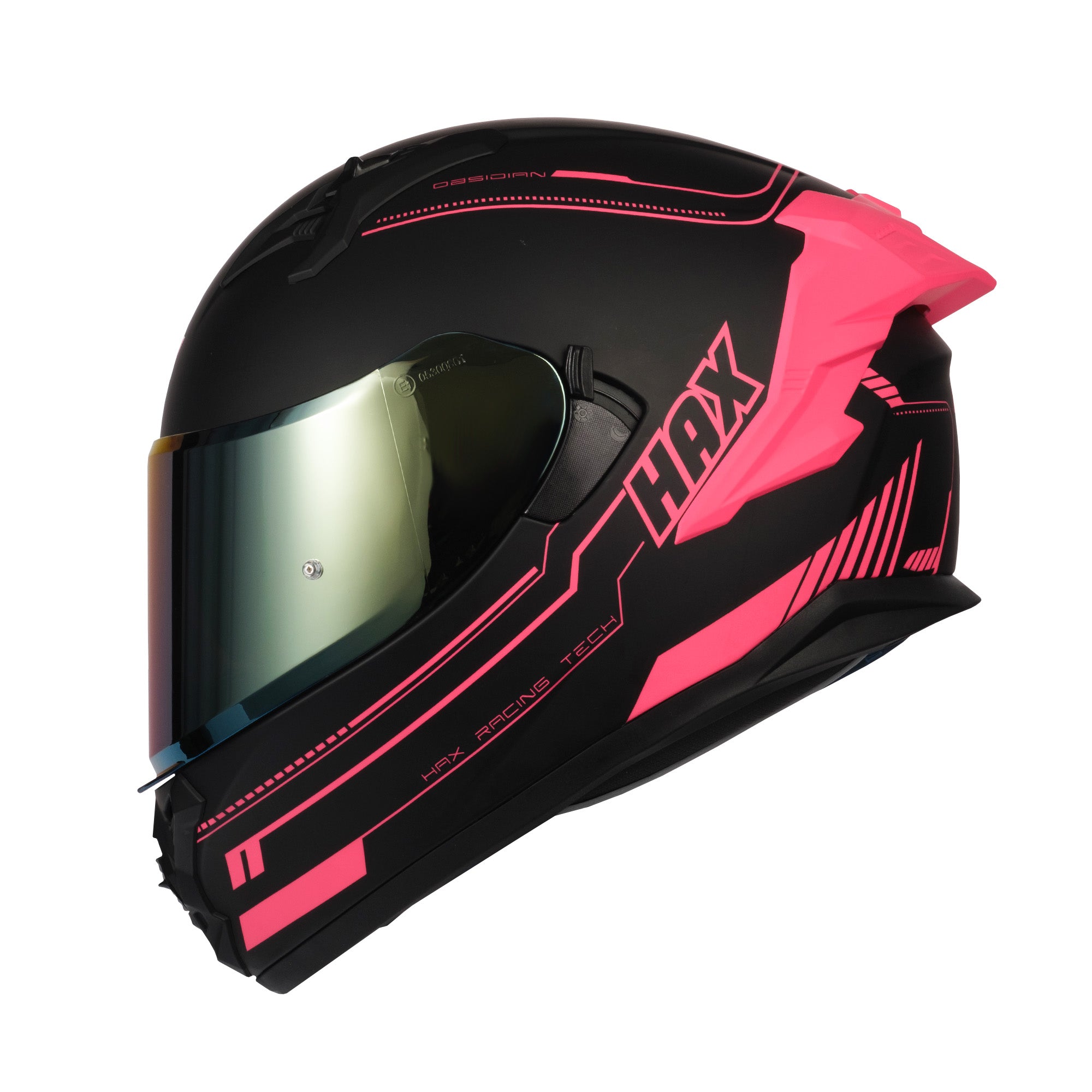 Matte Black Pink Helmet