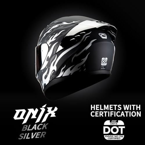 HAX Onix Full Face Motorcycle Helmets with Pinlock