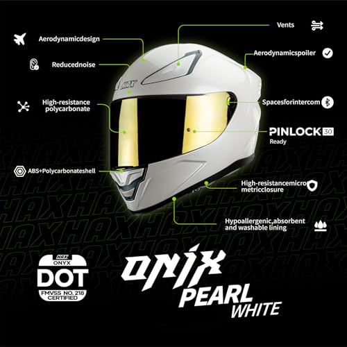 HAX Onix Full Face Motorcycle Helmets