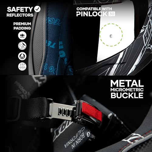 HAX Onix Full Face Motorcycle Helmets for Men