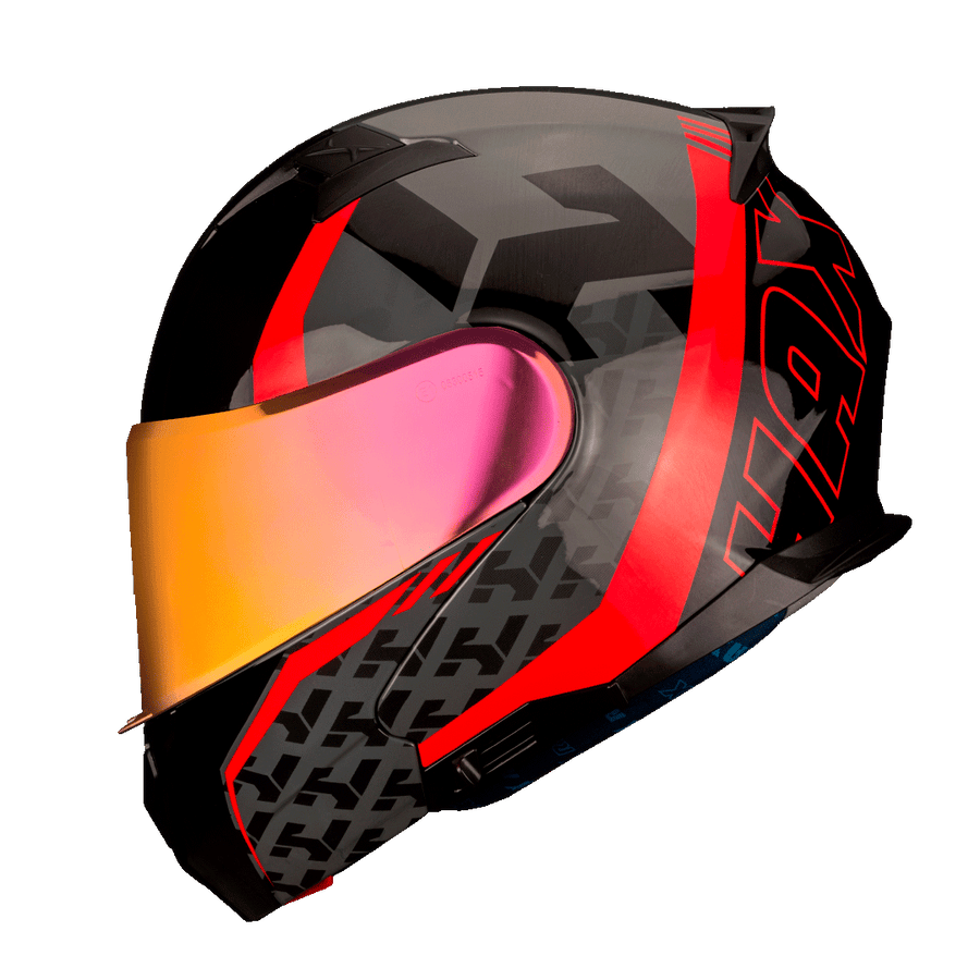HAX Amatista Modular Helmet Wind Red
