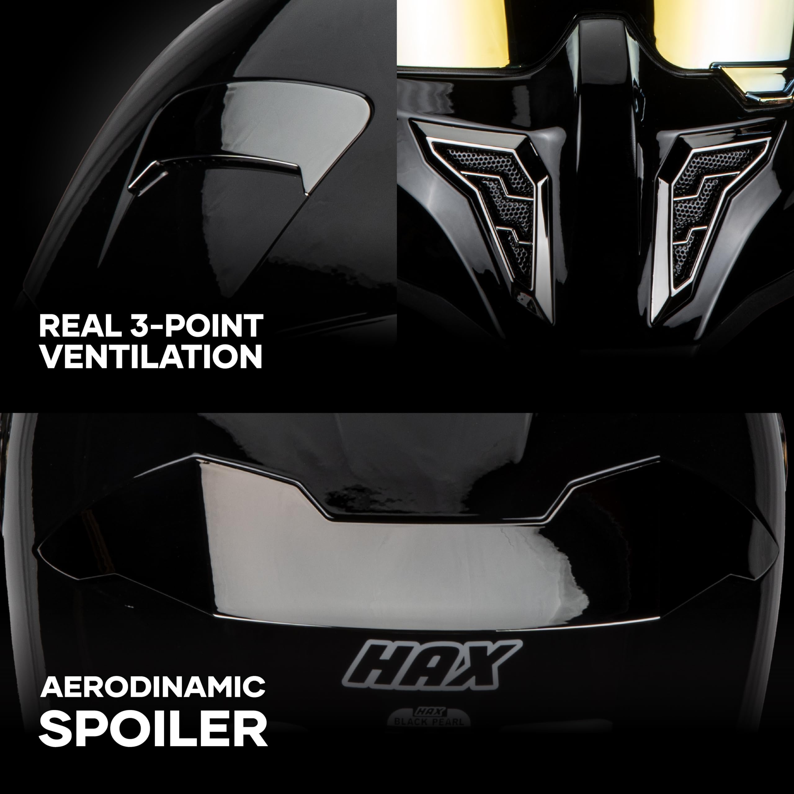 HAX Full Face Adult Motorcycle Helmets