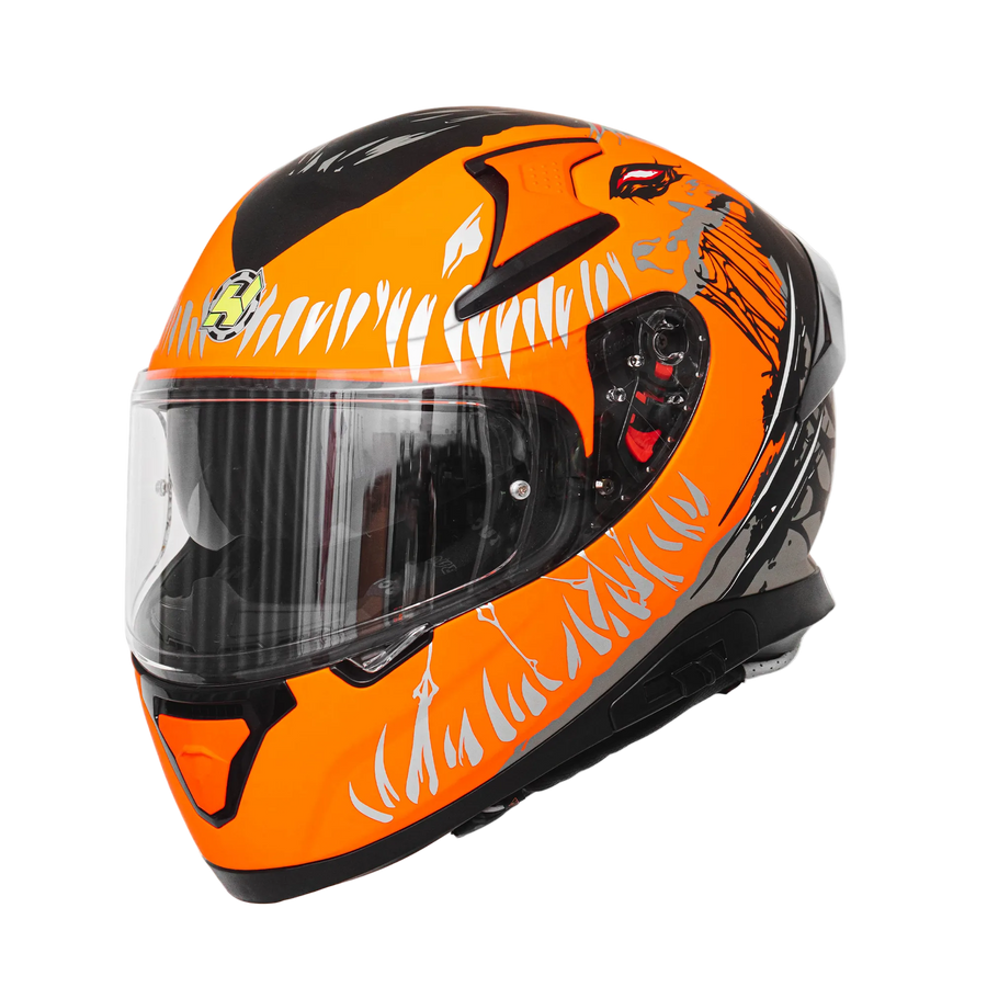 Devour Orange Helmet - alternate