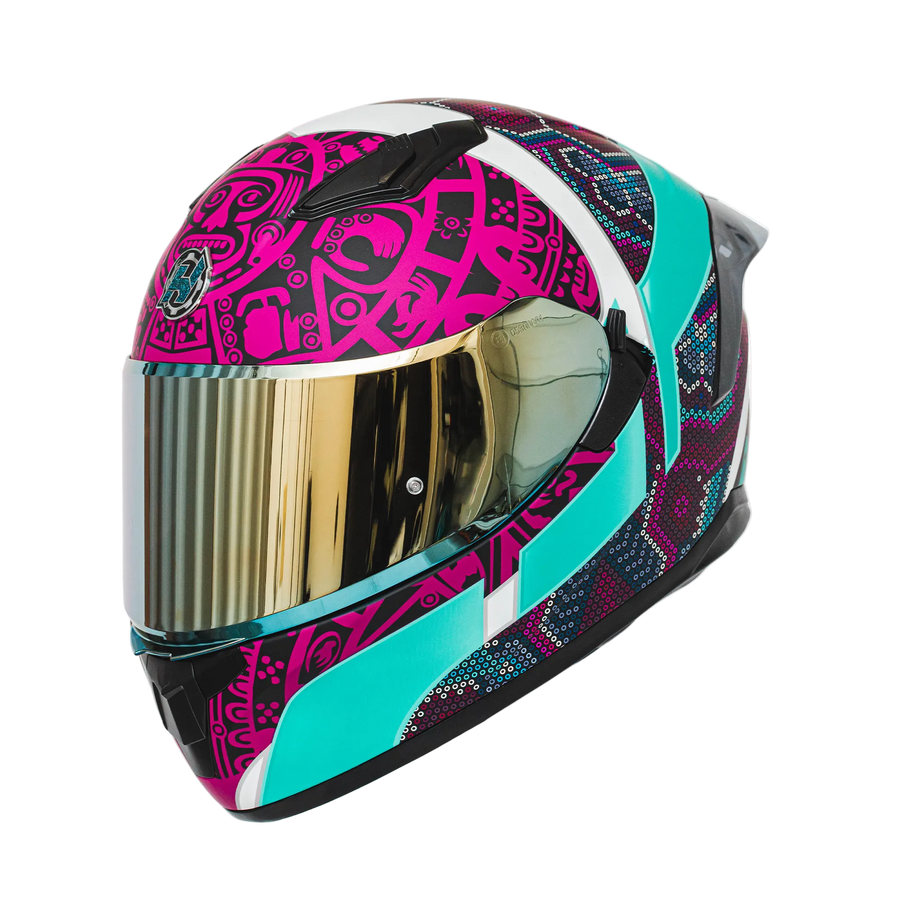 Huichol Aqua Helmet - alternate