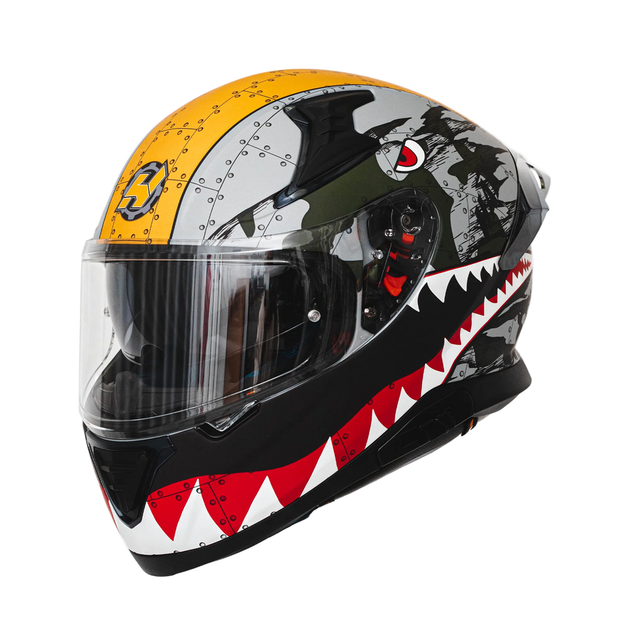 Spitfire Motorcycle Helmet - alternate