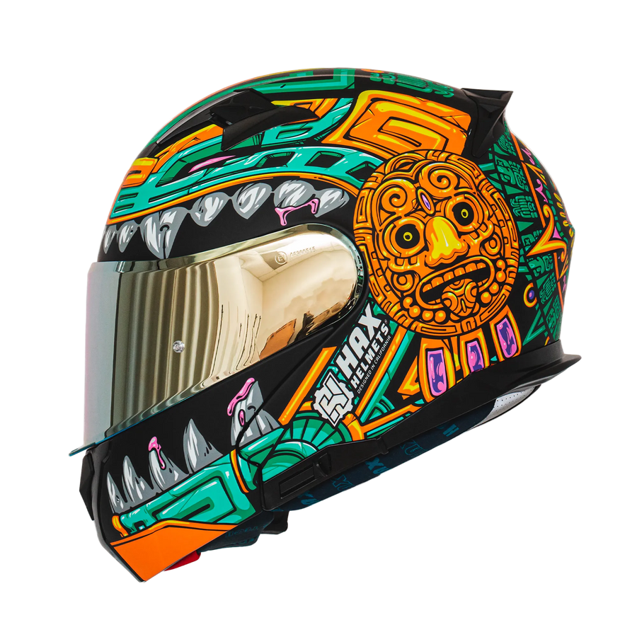 Jaguar Warrior Aqua Motorcycle Helmet
